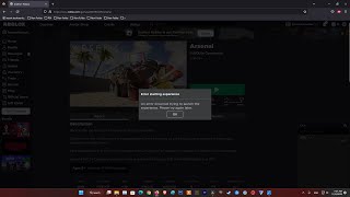 Fix Roblox Error start Experience  Experiences failed to load  User status may not be up to date [upl. by Philo]