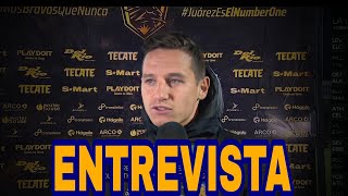 🎙Entrevista a Florian Thauvin al final del Juarez vs Tigres  jornada7 clausura2022 [upl. by Amos]