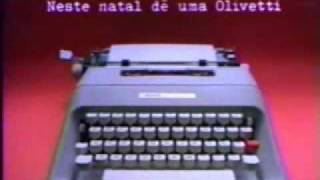 ANOS 80  MÁQUINA DE ESCREVER OLIVETTI OFICIAL [upl. by Gerrie]