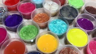 MIXING ALL MY SLIME  SLIME SMOOTHIE  SATISFYING VIDEOS  26 [upl. by Nasah987]