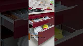 Organized Modular Kitchen Design Price In Jaipur  Aruwa Interiors [upl. by Cattier680]