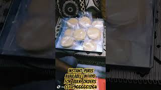 Instant Puris available in hyd food youtubeshorts foodie streetfood ytshorts new business [upl. by Mellisent509]