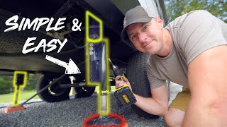 How To Manually Retract RV Landing Gear Auto Levelers And Electric Awnings [upl. by Ava]