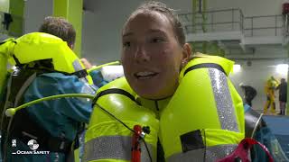 Ocean Safety SOLAS  ISO Liferaft Training UK [upl. by Nylsoj678]