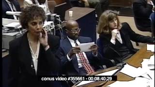 OJ Simpson Trial  February 24th 1995  Part 4 [upl. by Yancy890]