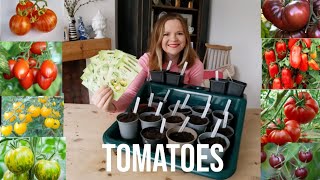 All The Tomatoes 🍅 I Cant Believe I Am Growing 14 Tomato Varieties 🍅 How To Sow Tomato Seeds 🍅 [upl. by Aitahs]