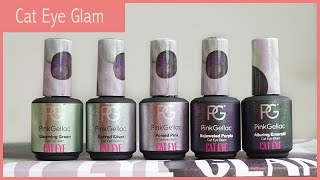 Pink Gellac Cat Eye Glam Collection [upl. by Enhpad]