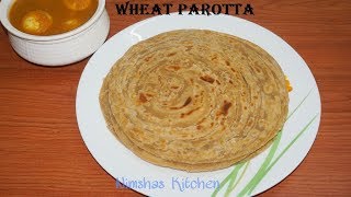 ഗോതമ്പ് പറോട്ട ഇങ്ങനെ തയ്യാറാക്കി നോക്കു  Kerala Wheat Parotta  Nimsha Kitchen [upl. by Wheeler]