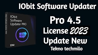 Iobit Software Updater Pro 45 Cracked Version  License Key 2023 [upl. by Lorianna]