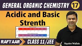 GOC 17  Acidic and Basic Strength  Class 11JEE  RAFTAAR [upl. by Alberik558]