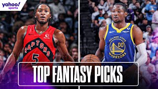 TOP fantasy basketball PICKS next season Jonathan Kuminga and It  Yahoo Sports [upl. by Atinihs666]