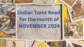 Collective Zodiac Reading For Nov2024 [upl. by Emmer]