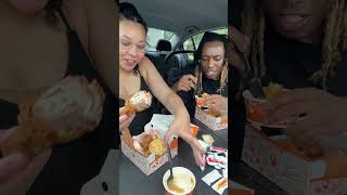 Popeyes Big Back Boxes Mukbang [upl. by Brooks]