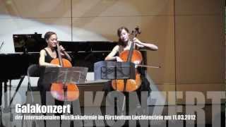 Dotzauer Variations on Mozarts quotLà ci darem la manoquot for Cello Duo [upl. by Elfie547]