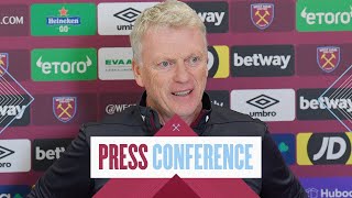 quotI Hope Well See Declan Backquot  David Moyes Press Conference  West Ham v Arsenal [upl. by Heman]