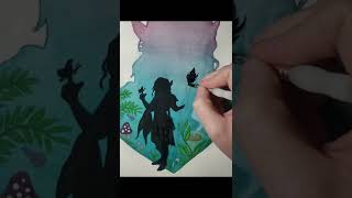 Caduceus Clay Watercolor Painting Timelapse Painting Process [upl. by Artapoelc]