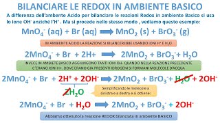 BILANCIARE UNA REDOX IN AMBIENTE BASICO [upl. by Conrado]