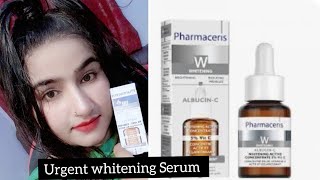 Pharmaceris W whitening Serum Review [upl. by Suiravad6]