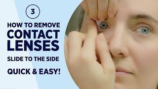 Slide To The Side How To Take Out Contacts [upl. by Deenya]