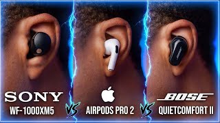 AIRPODS PRO 2 vs BOSE QUIETCOMFORT BUDS 2 Tested and Compared [upl. by Persson247]