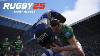 RUGBY 25 Gameplay  Northampton Saints Vs Bath  EA2 [upl. by Ayot]