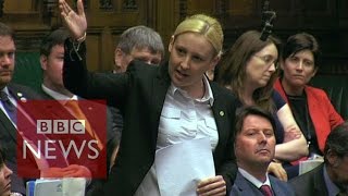 Mhairi Black Applause greets youngest MPs maiden speech  BBC News [upl. by Dylane]