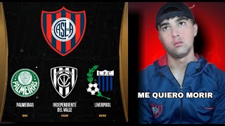 HINCHA DE SAN LORENZO REACCIONA AL SORTEO DE LIBERTADORES 2024  IMPOSIBLE [upl. by Bowman347]