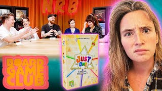 Lets Play JUST ONE  Board Game Club [upl. by Aenej]