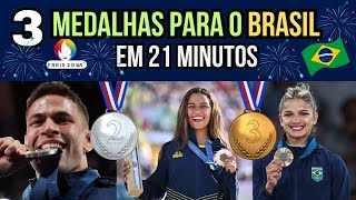 🥈 Primeiras Medalhas do Brasil nas Olimpiadas 2024 [upl. by Laufer37]