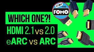 HDMI 21 vs 20 eARC vs ARC Copper vs Optical Cables [upl. by Epolulot]