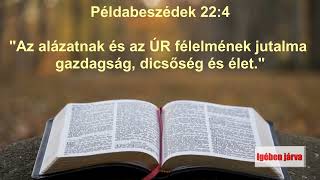 Bibliai Gondolatok  Példabeszédek 224 [upl. by Jamieson]