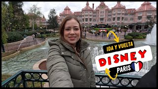 Escapada a DISNEYLAND PARIS Ida y Vuelta en tren desde el centro de Paris ¿Vale la pena  Aranza M [upl. by Gudrun283]