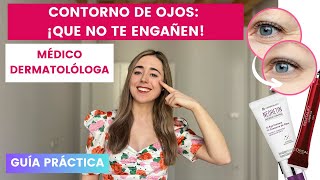 DERMATÓLOGA ANALIZA MEJORES CONTORNOS DE OJOS QUE NO TE ENGAÑEN  ARRUGAS OJERAS BOLSAS 2023 [upl. by Clary653]