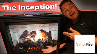 The Inception Traditional Electric Fireplace Review  What is Digital spark Technology [upl. by Nryhtak]