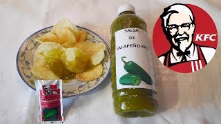 COMO HACER SALSA DE JALAPEÑO KFC CASERA [upl. by Notwal]