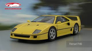 ckmodelcarsvideo Ferrari F40 Baujahr 1987 KKScale [upl. by Hurst137]