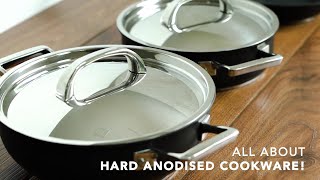 What Is HardAnodised Cookware  Non stick hard anodised cookware  Advantages amp Disadvantages [upl. by Irmo]