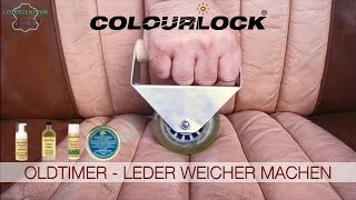 Oldtimer  Leder weicher machen  Lederpflege Anleitung  COLOURLOCK [upl. by Harbot]