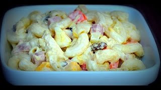 Filipino Macaroni Salad Filipino food Filipino recipe [upl. by Lebasy]