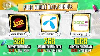 Get your PUBG MOBILE DATA BUNDLE NOW！｜ PUBG MOBILE Pakistan Official [upl. by Alliber]