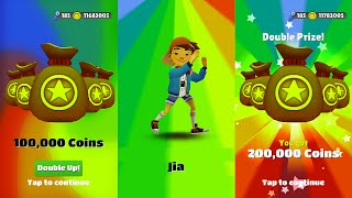 Subway Surfers Singapore Jackpot Double Up Jia Special Gameplay HD [upl. by Nedla]