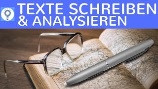 DEUTSCH NACHHILFE  Analyse von Texten amp Texte schreiben  Erörtern Analysieren Interpretieren [upl. by Hilleary]