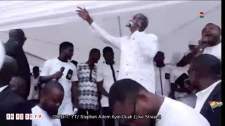 Sofo Adom KyeiDuah himself takes over the mic at his dads funeral in Vakpo [upl. by Atnamas161]