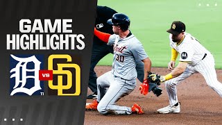 Tigers vs Padres Game Highlights 9424  MLB Highlights [upl. by Etessil]