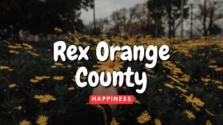 Rex Orange County  Happiness [upl. by Aenneea]