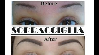 EYEBROWS Routine  Sopracciglia PERFETTE [upl. by Barthel151]