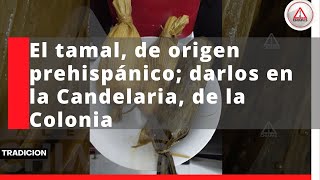 El tamal de origen prehispánico darlos en la Candelaria de la Colonia [upl. by Gretta666]