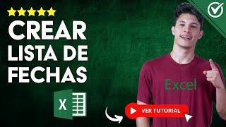 Cómo CREAR una LISTA DE FECHAS en Excel  📆 Crea un Calendario Desplegable 📆 [upl. by Alak305]