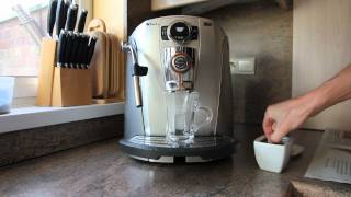 Saeco Talea Giro Plus  Coffee Making [upl. by Rhys]