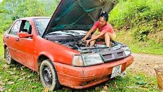 Girl Saves Mans Stalled Car in the Woods  AMAZING Rescue  Miss Mechanic [upl. by Erdnuaed]